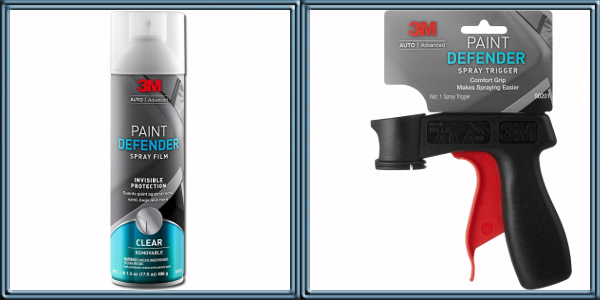 COMBO PAINT DEFENDER: 60007 SPRAY FILM X1 + 60008 SPRAY TRIGGER X1 + 53110 SYNTETHIC WAX CERA LARGA DURACION X1