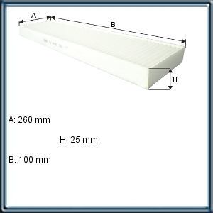 FILTRO DE AIRE PARA HABITACULO MINI COOPER (UE5)