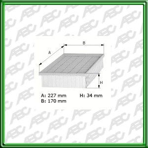 FILTRO DE AIRE - HONDA - RENAULT (UE2)