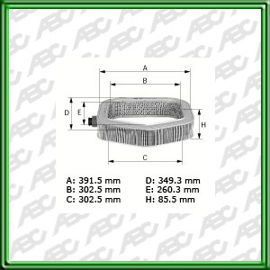 Filtro de AIRE - MERCEDES-BENZ (DAIMLER AG)