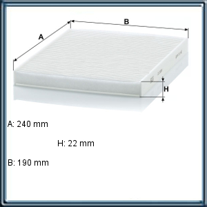 FILTRO DE AIRE FORD (UE5)