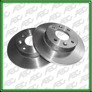 DISCO DE FRENO DELANTEROS DE 239MM DE 4 AGUJEROS SOLIDO SIN MASA PARA RENAULT CLIO 1.4 -R9-R11-R19 RN