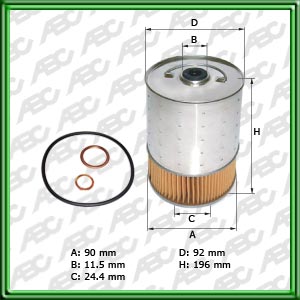 Filtro de ACEITE - MERCEDES-BENZ (DAIMLER AG)