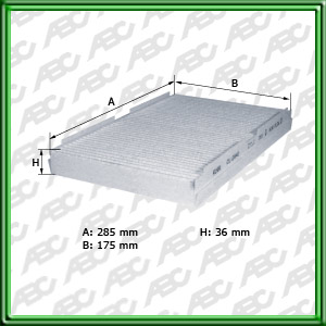 Filtro de FILTRO PARA CABINA - CITROEN - PEUGEOT