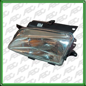 OPTICA LINEA AUTO PEUGEOT PARTNER 98 -> IZQUIERDO - FARO ASIMETRICO. CAJA X 4 UNID.