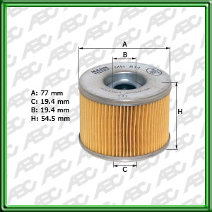 FILTRO P/MOTO HONDA/KAWA. MANN
