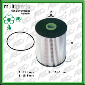 Filtro de COMBUSTIBLE - AUDI - VW (VOLKSWAGEN)