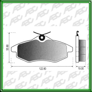 PASTILLA DE FRENO CITROEN C3 1.4 AÃO: 4/02Â» POSICION: DELANTERO / CITROEN C3 1.4 16V AÃO: 12/03Â» POSICION: DELANTERO / CITROEN C3 1.4 16V AÃO: 02Â» POSICION: DELANTERO / CITROEN C3 1.6 16V AÃO: 02Â» POSICION: DELANTERO