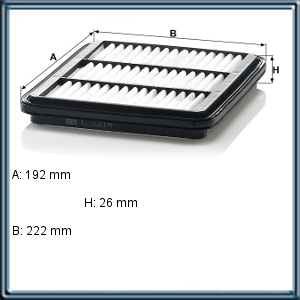 FILTRO DE AIRE CHEVROLET