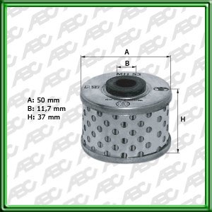 ELEMENTO FILTRO P/MOTO HONDA  MANN