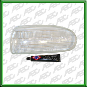 LENTE REPOSICION VOLKSWAGEN GOLF III 92 -> 99 DERECHO - PARA OPTICA 779 VIDRIO SIMPLE. CAJA X 4 UNID.
