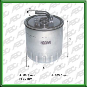 Filtro de COMBUSTIBLE - MERCEDES-BENZ (DAIMLER AG)