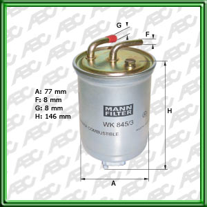Filtro de COMBUSTIBLE - FORD - GENERAL MOTORS