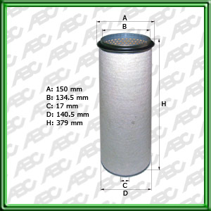 Filtro de ELEMENTO DE SEGURIDAD - FORD - VW (VOLKSWAGEN)