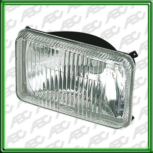 OPTICA LINEA BUSES - CAMIONES - COLECTIVOS MERCEDES BENZ OH 1314 - Unidad optica para Optica 701. Interior. Para lamparas H1 - H4. Caja x 6 unid.