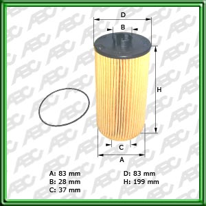 Filtro de ACEITE - AGCO ALLIS - CLAAS - MERCEDES BENZ