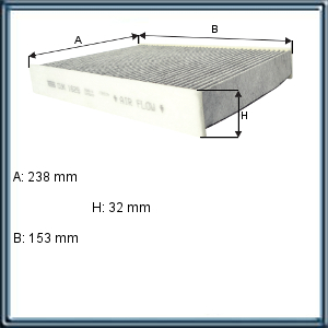 FILTRO DE AIRE PARA HABITA RENAULT (UE1)
