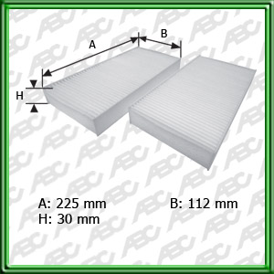 FILTRO DE AIRE PARA HABITACULO HONDA (UE5)