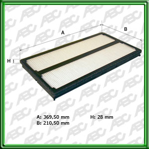 Filtro de FILTRO PARA CABINA - MERCEDES-BENZ (DAIMLER AG)