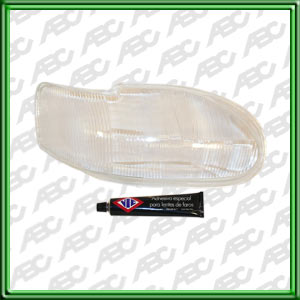LENTE REPOSICION FORD ESCORT 97 DERECHO - Para Optica 822 Lente de faro principal. Caja x 2 unid.