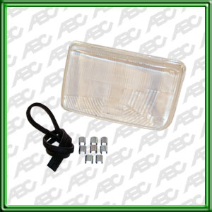 LENTE REPOSICION FORD SIERRA 1.6 IZQUIERDO - Para Optica 750. Incluye burlete de goma y grampas de sujecion. Caja x 7 unid.