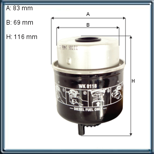 UNIDAD SELLADA DE COMBUSTIBLE JOHN DEERE. LIEBHER (UE1)