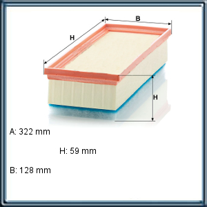 FILTRO DE AIRE RENAULT (UE1)