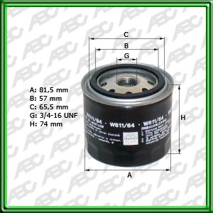 Filtro de ACEITE - SUBARU