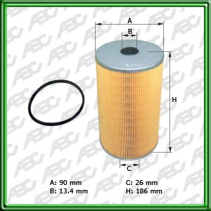 Filtro de COMBUSTIBLE - FIAT-ALLIS/GEOTECH/HITACHI - FIATAGRI (CNH GLOBAL) - NEW HOLLAND