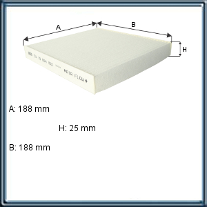 FILTRO DE AIRE PARA HABITACULO BMW