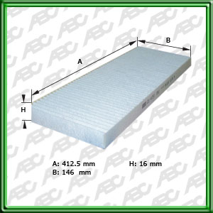 Filtro de FILTRO PARA CABINA - CHEVROLET