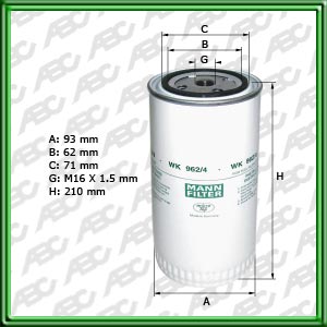 Filtro de COMBUSTIBLE - NEW HOLLAND
